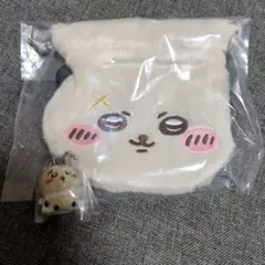 ちいかわ　おかお巾着② ラッコ＋キーホルダー