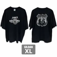 GILDAN 2007 デイトナ バイクウィーク Tシャツ 3XL 黒 古着希少