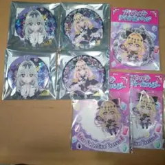 キュアアルカナ・シャドウ　名探偵プリキュア！　ホログラム缶バッジ2種他計7点