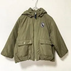 Klädskap 中綿コート 110 カーキ 恐竜
