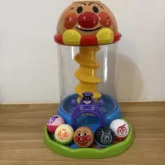 (美品)アンパンマン NEW！にぎって！おとして！光るくるコロタワー ボール