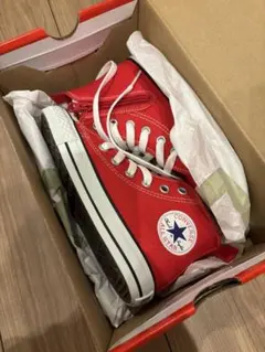 18cm Converse 赤 ハイカットスニーカー
