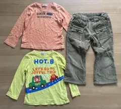 ミキハウス ホットビスケッツ 長袖 トップス パンツ まとめ売り 100