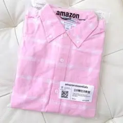 新品未使用‼️オックスフォードシャツ ポケット付 長袖 メンズMサイズ ピンク