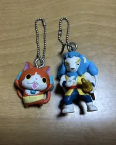 妖怪ウォッチ　妖怪スイング　ジバニャン　万尾獅子　ガチャガチャ　ボールチェーン