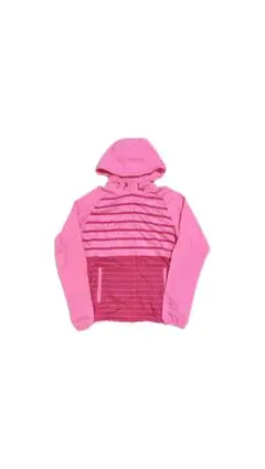 NIKE DRI-FIT ボーダー ナイロンジャケット ピンク Y2K