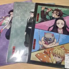 鬼滅の刃 アニプレックスオンラインくじ E賞 クリアファイル　6枚セット