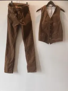 【リユース希少】Nudie Jeans 限定Lion Cord セットアップのサムネイル