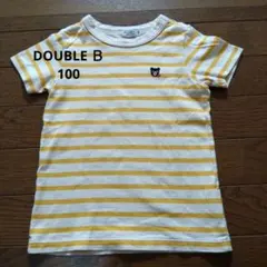 ☺*♡様 DOUBLE.B MIKI HOUSE ボーダー Tシャツ 100