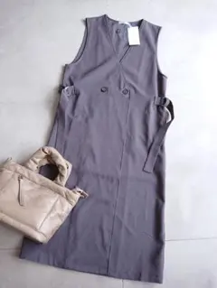 未使用Honeysジレ風ワンピース