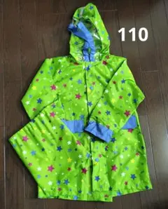 Branshes キッズ レインコート 110cm 星柄のサムネイル