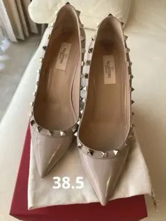 美品　ヴァレンティノ ロックスタッズ　パンプス　38.5