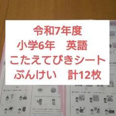 【2025年度 最新版】6年 算数 国語 こたえ・てびきシート まとめ売り 美品】日能研 6年生 算数強化ツール2025年度版 国語・算数 学習教材