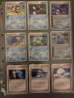 ポケカ ADV 構築済みデッキ アクア団ハーフデッキW 1ed | Mercari