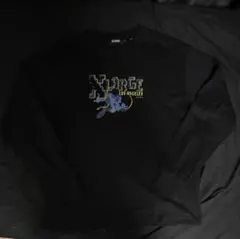 XLARGE ブラック ロングスリーブTシャツ ロンT