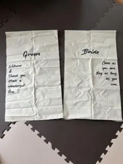 結婚式　受付　タペストリー