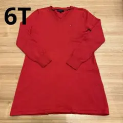 特価・美品・トミーヒルフィガー　ニット　ワンピース　薄手　6T