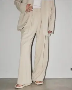 TODAYFUL Doubletuck Twill Trousers アイボリー TODAYFUL (トゥデイフル）Doubletuck Twill Trousers 即日発送