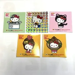 ハローキティ ヤマト運輸 50周年記念 ステッカー 5枚セット