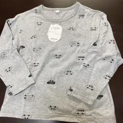 新品120㎝車柄長袖Tシャツ