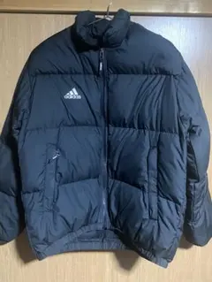 adidas ダウンジャケット M-L 黒 アディダス