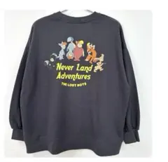 新品 ディズニー ピーターパン ロストボーイズ トレーナー M
