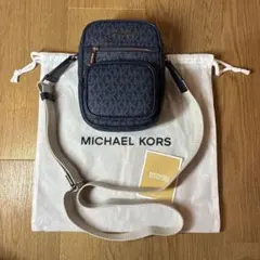 【未使用品】マイケルコース Jet Set Item ショルダーバッグ ネイビー