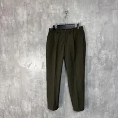 greenlabel relaxing 1プリーツ イージースラックス パンツ