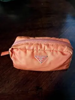 PRADA ナイロンポーチ　オレンジ