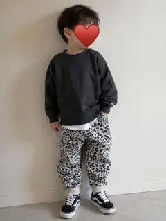 ヒョウ柄 スウェットパンツ 90