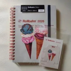ロルバーンダイアリー2026 アメリカンスイーツL アイスクリーム&ブックマーク