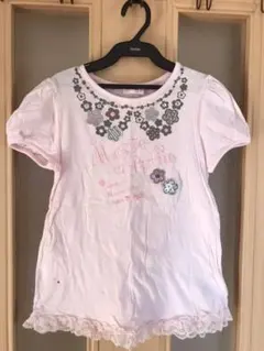 メゾピアノ　ピンク半袖Tシャツ  140㎝