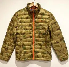 アディダス オリジナルス ダウンジャケット 美品 迷彩柄 カモフラ Sサイズ