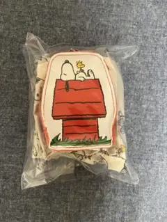 DHC オリジナルスヌーピー エコバッグ ナチュラル　ポーチ付