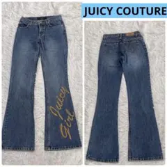 超美品　JUICY COUTURE ジューシークチュール フレア　刺繍　Y2Kのサムネイル