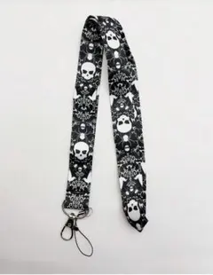 【新品・未使用品】スカルデザイン ネックストラップ（約45cm）