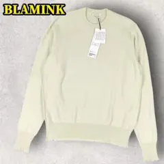 BLAMINK カシミヤ100 12Gクルーネックロングスリーブ 22AW 36のサムネイル