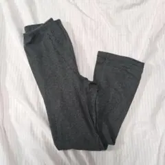 グレー インナーパンツ　日本製レギンス起毛　防寒 L〜LL　カネボウ繊維