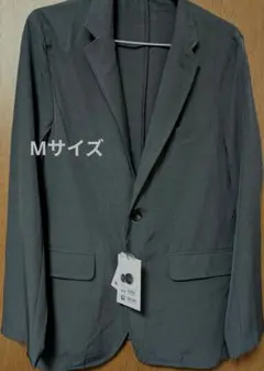 メンズMサイズ新品 グレー 系テーラードジャケット