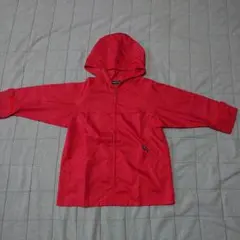 COMME CA ISM 赤 フード付きコート M 110