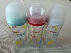 哺乳瓶　母乳実感　ガラス　240ml ピジョン　3本セット