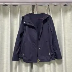 プラステ PLST ネイビー フード付き マウンテンパーカー