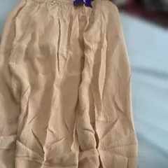 jasmi SILK ベージュ カジュアルパンツ サイズF絹100パーセント