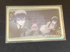 SPY×FAMILY メタリックカード　フォージャー家　ロイド　ヨル　アーニャ