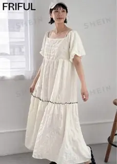 新品！FRAIFUL パフスリーブワンピース