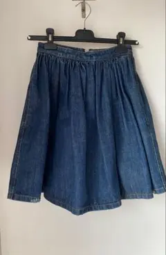 りょう様専用MIU MIU ミュウミュウ　デニムスカート　ギャザースカート　38