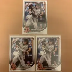 イジョンフtopps bowman 3枚セット サンフランシスコ・ジャイアンツ