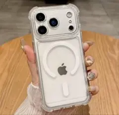 iPhone17Proクリアケース MagSafe対応 耐衝撃