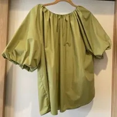 titivate select ブラウス グリーン Fサイズ