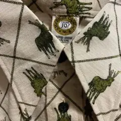 ビンテージ　古着　個性的　ムース　メンズ　シャツ　昭和レトロ　アメリカンスタイル